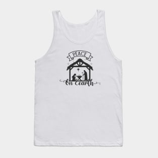 Peace on Earth, Nativity Scene Tank Top